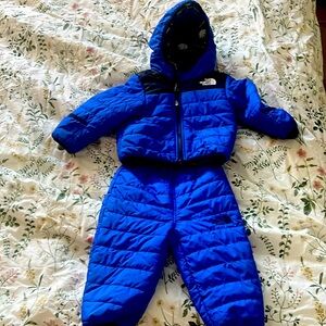 Blue infant 6-12 mo snow suit